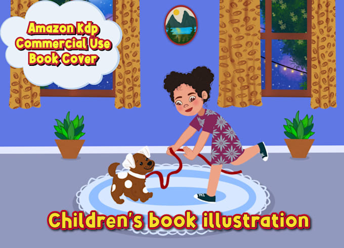 Gig Preview - Draw professional children story book illustrations, covers, kids story books