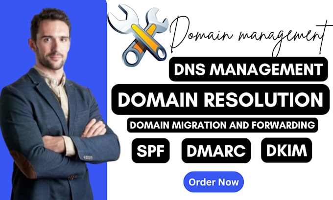 Gig Preview - Setup dns records for your domain, spf, dkim, dmarc