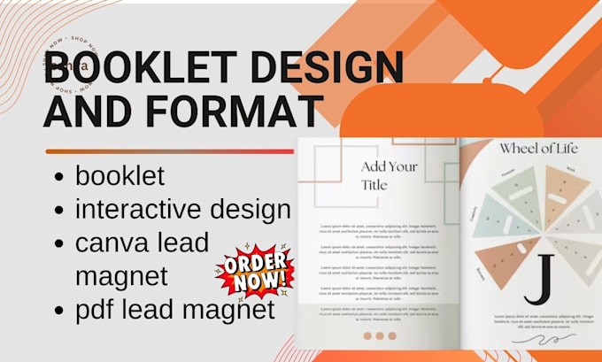 Bestseller - format, design booklet, interactive design, canva lead magnet, pdf lead magnet