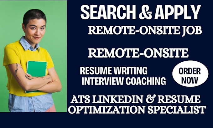 Gig Preview - Search and apply for 1000 remote jobs onsite jobs school mock interview prep