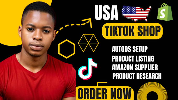 Gig Preview - Create US tik tok shop, tiktok ads, tiktok dropshipping, etsy shop facebook ads