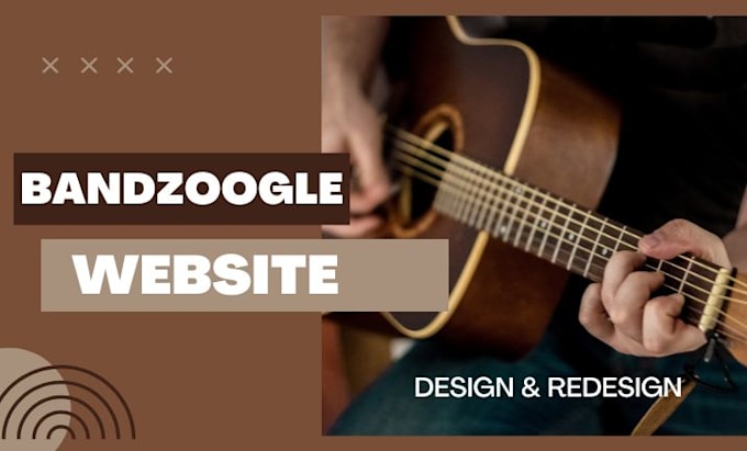 Gig Preview - Design redesign bandzoogle website and store for musician