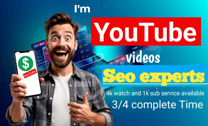 Gig Preview - Do youtube video seo in a completely new custom strategy