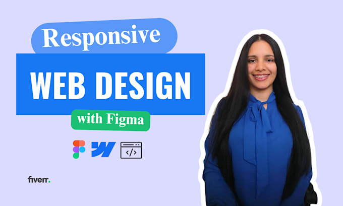 Gig Preview - Design a professional and responsive website using figma