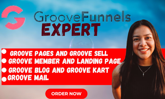 Bestseller - create groove funnels, landing page, groove pages, groove kart, groove cm