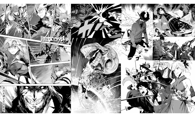 Gig Preview - Draw anime or manga art, manga page, anime manga, manga anime