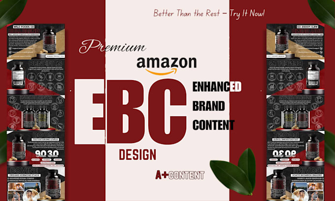 Gig Preview - Design premium amazon ebc a plus content, ebc enhanced brand content