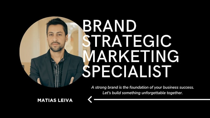 Gig Preview - Brand strategic marketing specialist