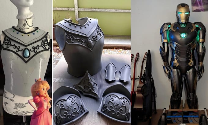 Gig Preview - Cosplay creation halloween mask 3d helmet pepakura weapon cosplay 3d printing