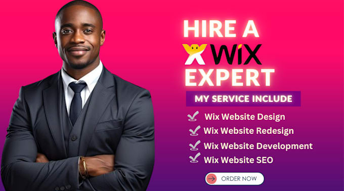 Gig Preview - Wix website design, redesign, and wix website development