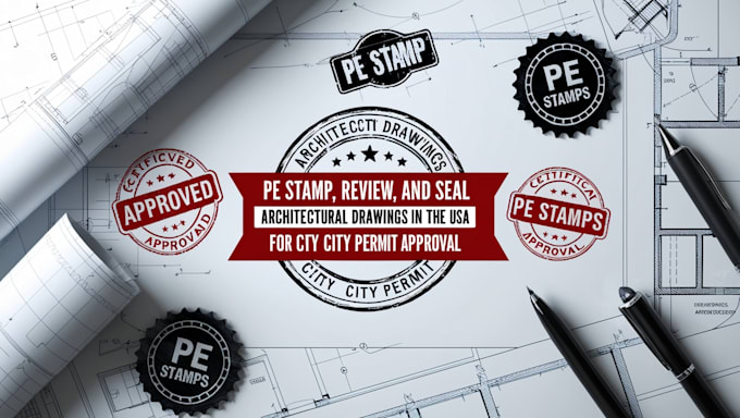 Gig Preview - Review seal and stamp you architectural and engineering drawing in canada and US