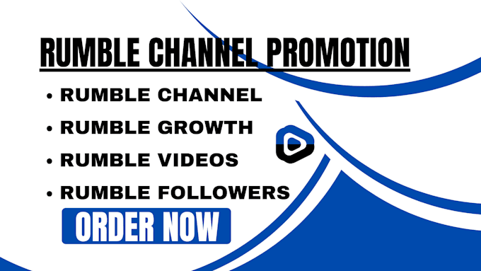 Gig Preview - Do rumble channel promotion video rank up