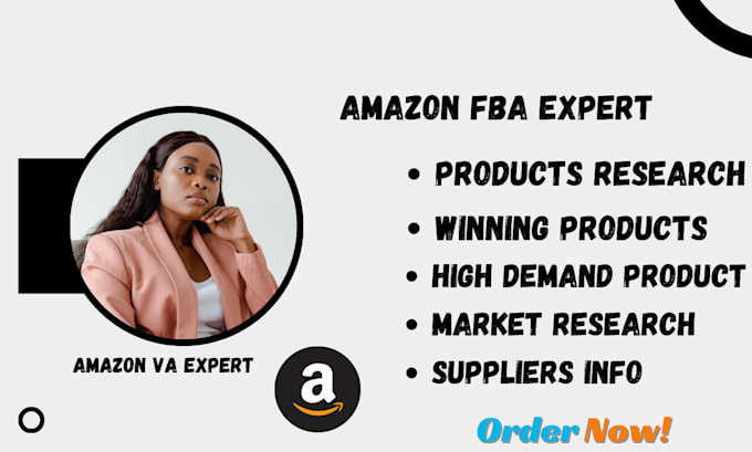 Gig Preview - Product research for amazon private label fba, wholesale