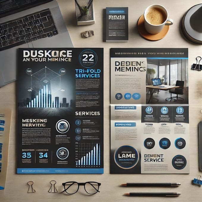 Bestseller - design professional brochure and flyer for tiny budget