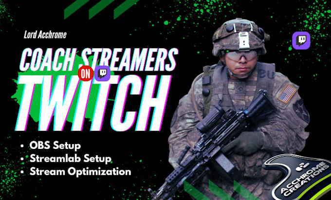 Bestseller - coach streamer on twitch kick and youtube, setup obs streamlab optimization