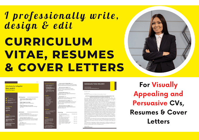 Gig Preview - Write a job winning resume and cover letter tailored to your industry