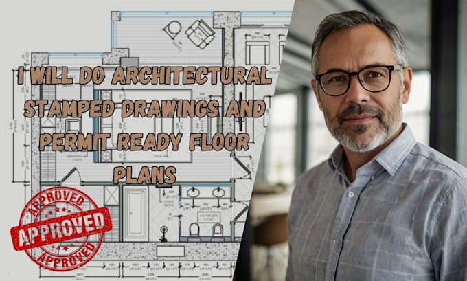 Gig Preview - Do architectural stamped drawings and permit ready floor plans