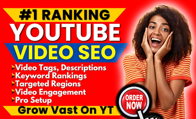 Gig Preview - Do youtube video SEO, coach, finance, education, business channel growth manager