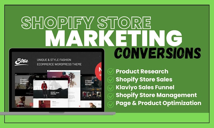 Gig Preview - Boost shopify sales ecommerce store marketing teespring etsy shop promotion