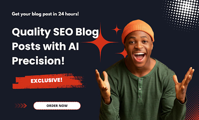 Gig Preview - Write high quality, SEO optimized blog posts using ai tools