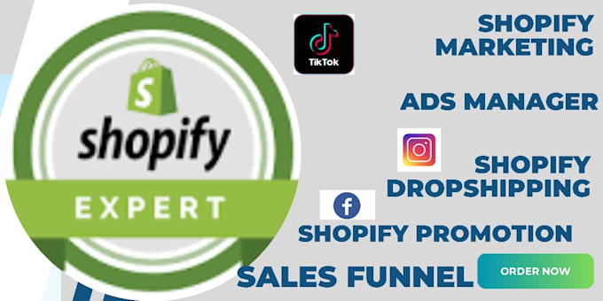 Bestseller - do shopify website shopify marketing sales funnel shopify dropshipping seo