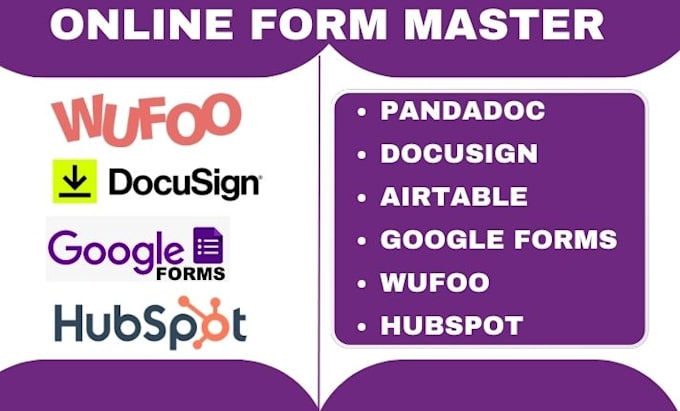 Bestseller - do wufoo surveymonkey pandadoc docusign airtable jotform google forms hubspot