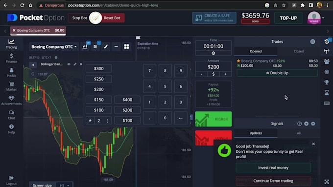 Gig Preview - Develop profitable pocket option bot, iq option, pocket option bot, quotex bot