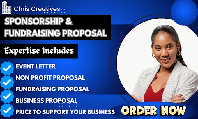 Gig Preview - Craft a compelling sponsorship proposal fundraising  letter for your non profit