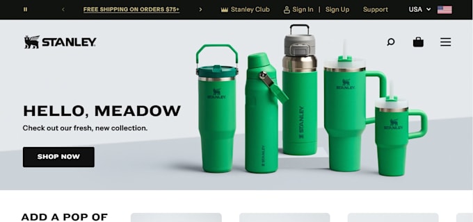 Gig Preview - Build private label drinkware shopify store barware, waterbottle ecommerce store