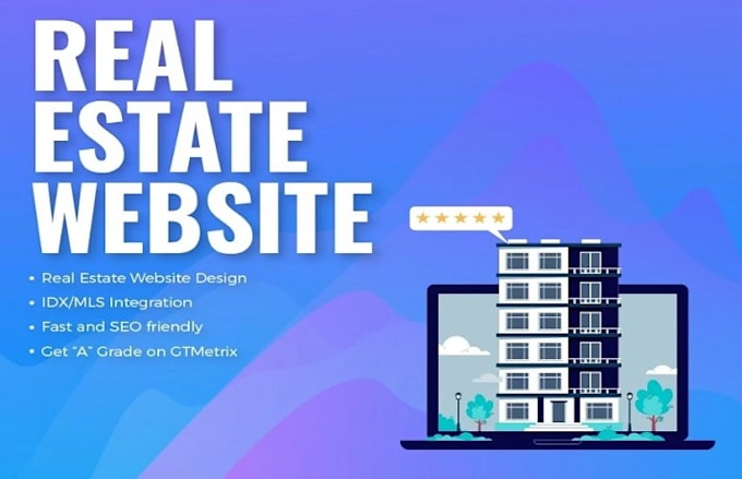 Bestseller - development and design for real estate wordpress website and landing page