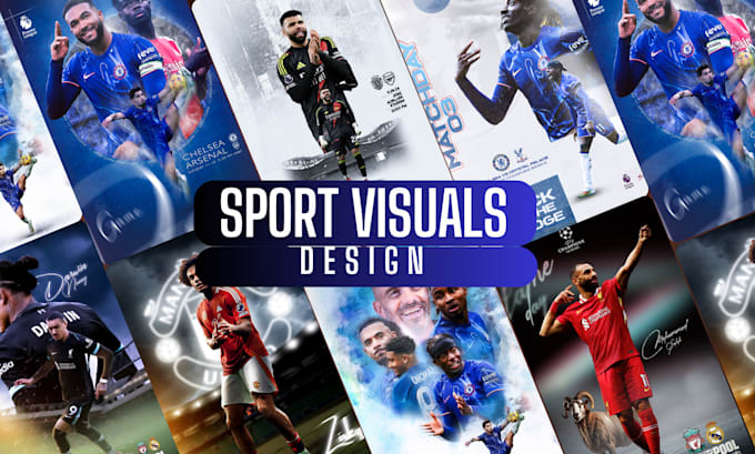 Gig Preview - Design stunning sport graphics, sport posters, matchday graphics