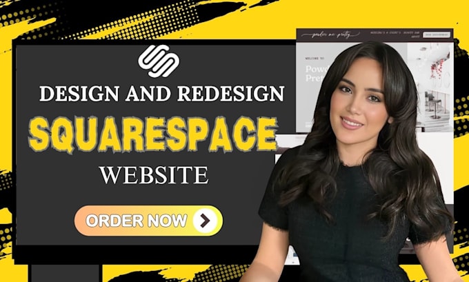 Gig Preview - Design responsive squarespace website squarespace redesign or website design