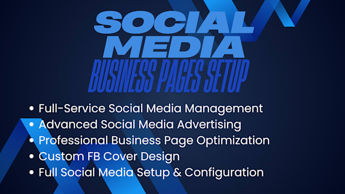 Gig Preview - Create and set up all social media accounts and pages optimization