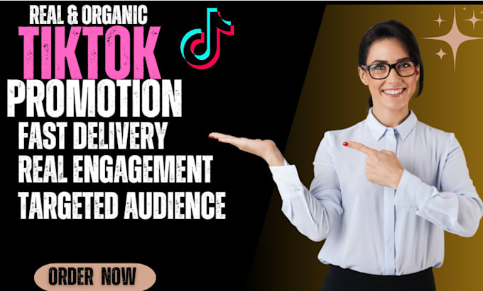 Gig Preview - Do organic tiktok promotion, tiktok dance video and growth