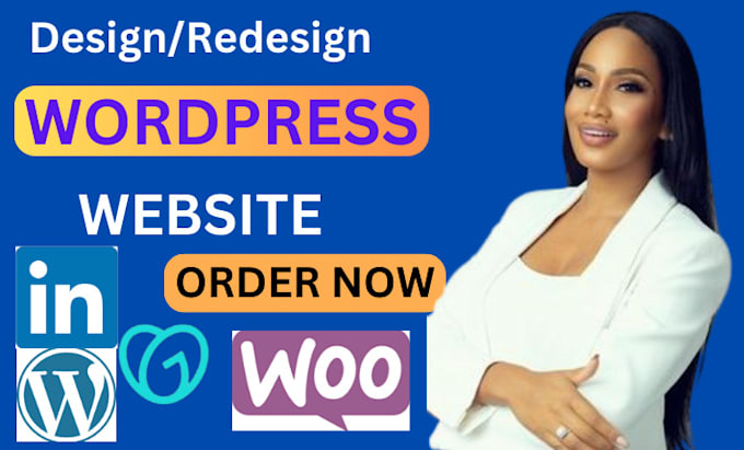 Gig Preview - Design responsive website redesign, clone, revamp, customize wordpress website