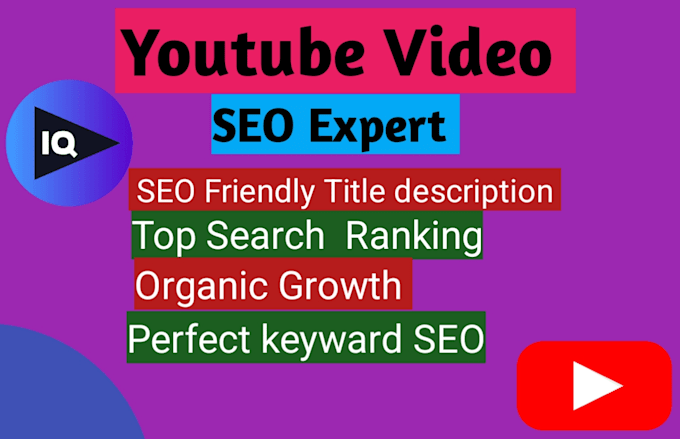 Bestseller - do your youtube video SEO for more views and ranking organic growth