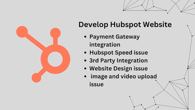 Gig Preview - Build hubspot website, fix hubspot website