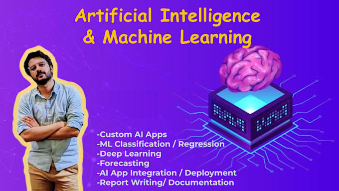 Gig Preview - Create ai and machine learning models for your project