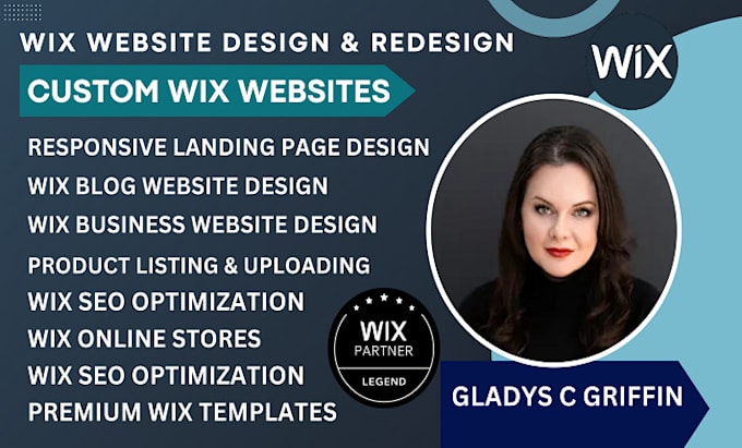 Gig Preview - Creaate wix landing page wix blog website design wix business SEO optimization