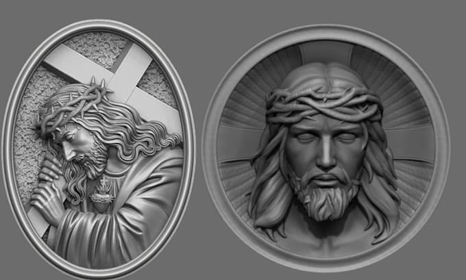 Gig Preview - Design custom 3d coin model ,3d medallion bas relief coin 3d spinning logo