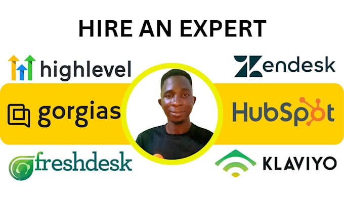 Gig Preview - Be gohighlevel workflow klaviyo zendesk gorgias crm hubspot virtual assistant