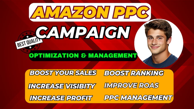 Gig Preview - Setup manage and optimize amazon PPC campaigns ads sponsored