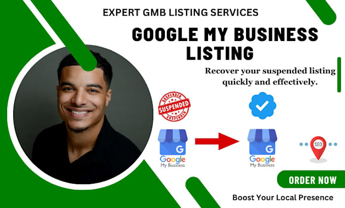 Gig Preview - Reinstate google my business suspended listing, gmb map