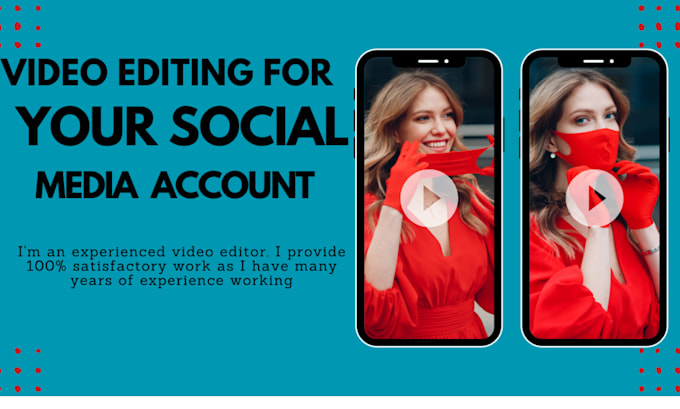 Gig Preview - Do video editing for your social media account