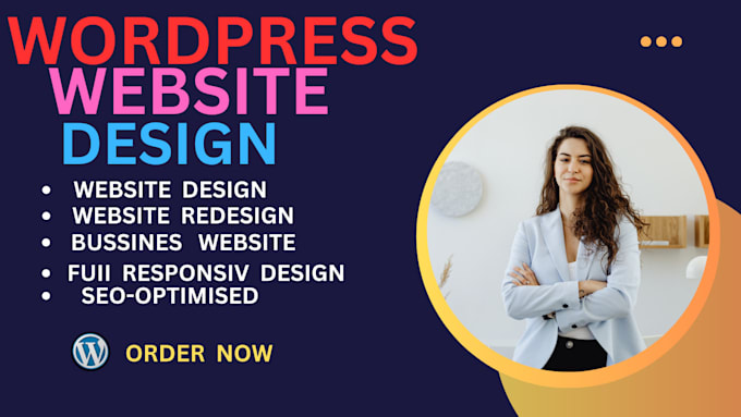 Gig Preview - Create responsive wordpress website design