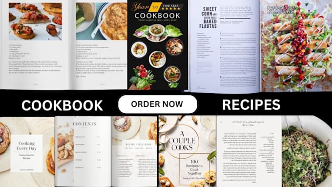 Gig Preview - Cookbook writer, cookbook design and format, recipe writer, recipe creation