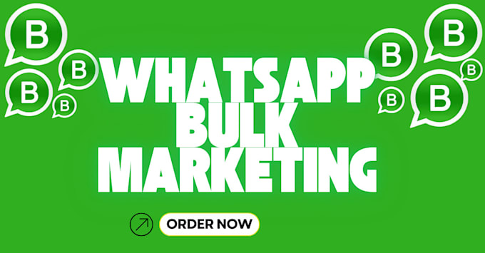 Gig Preview - Do whatsapp bulk sms message marketing digital marketing whatsapp api promotion