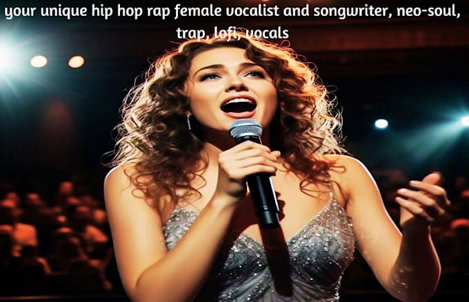 Bestseller - be your hip hop rap female vocalist and songwriter, neo soul, trap, lofi, vocals