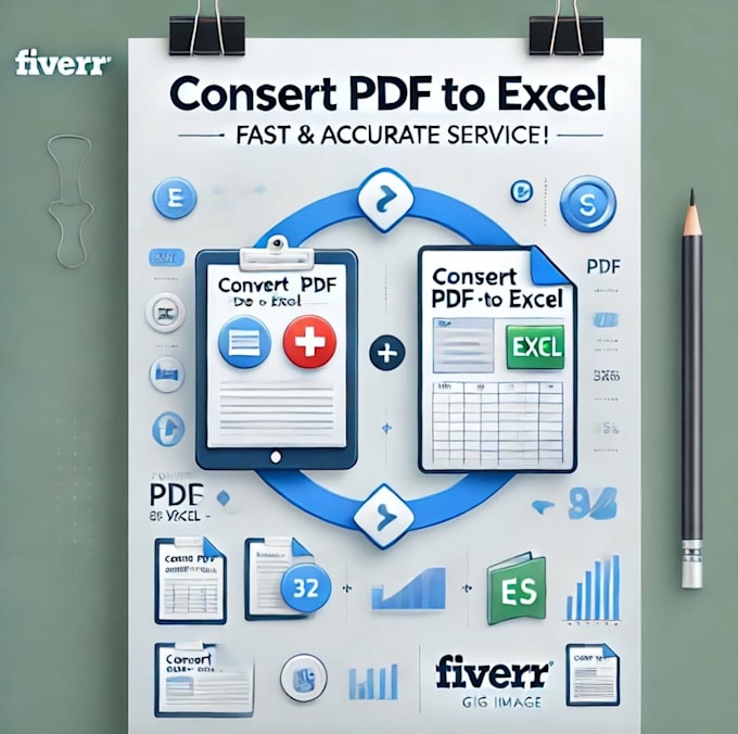 Bestseller - do convert pdf to excel sheet ,word conversion, data entry