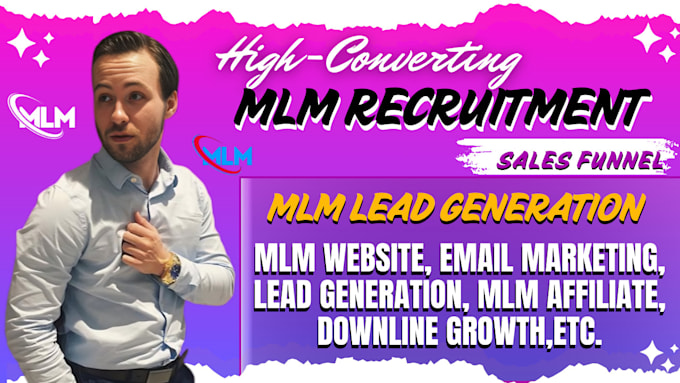 Gig Preview - Build high converting mlm recruitment sales funnel, mlm lead generation